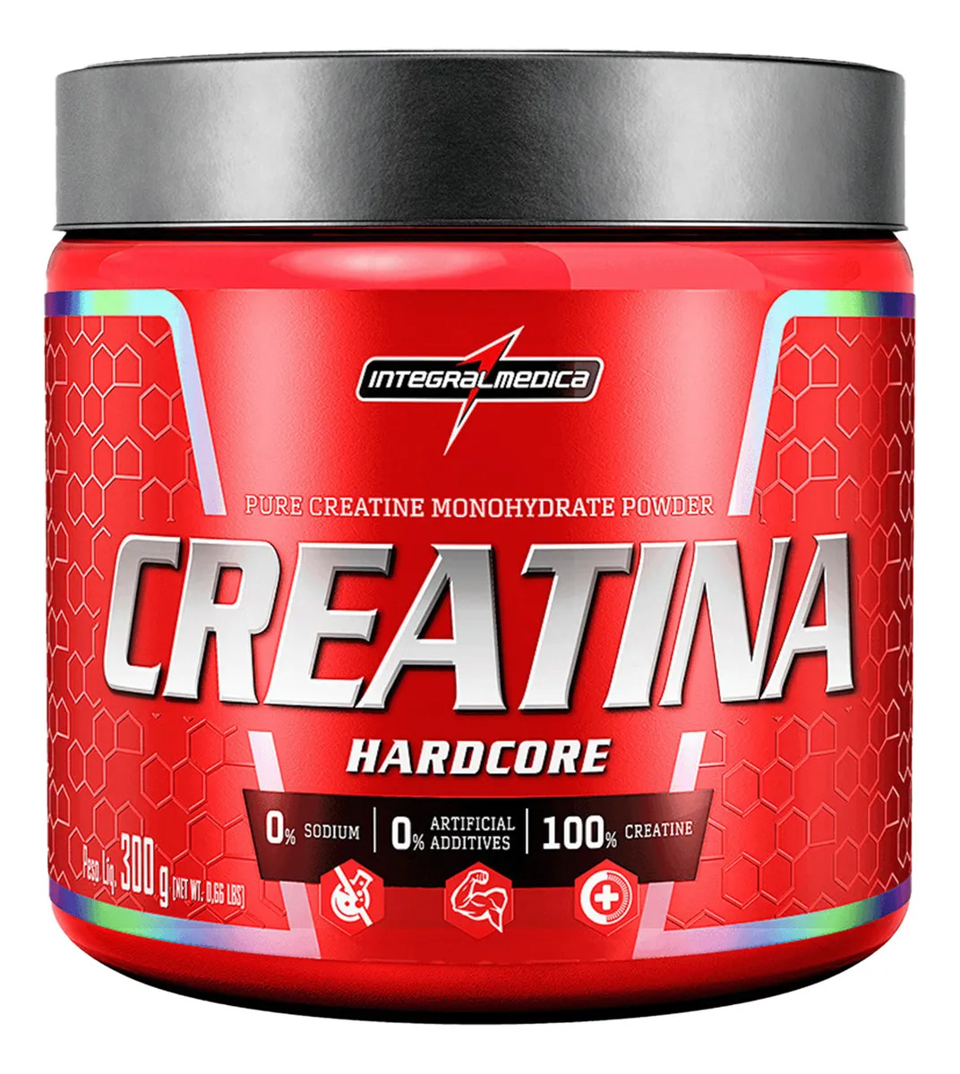 Creatina 100% Pura 300g Integralmedica - Força e Performance