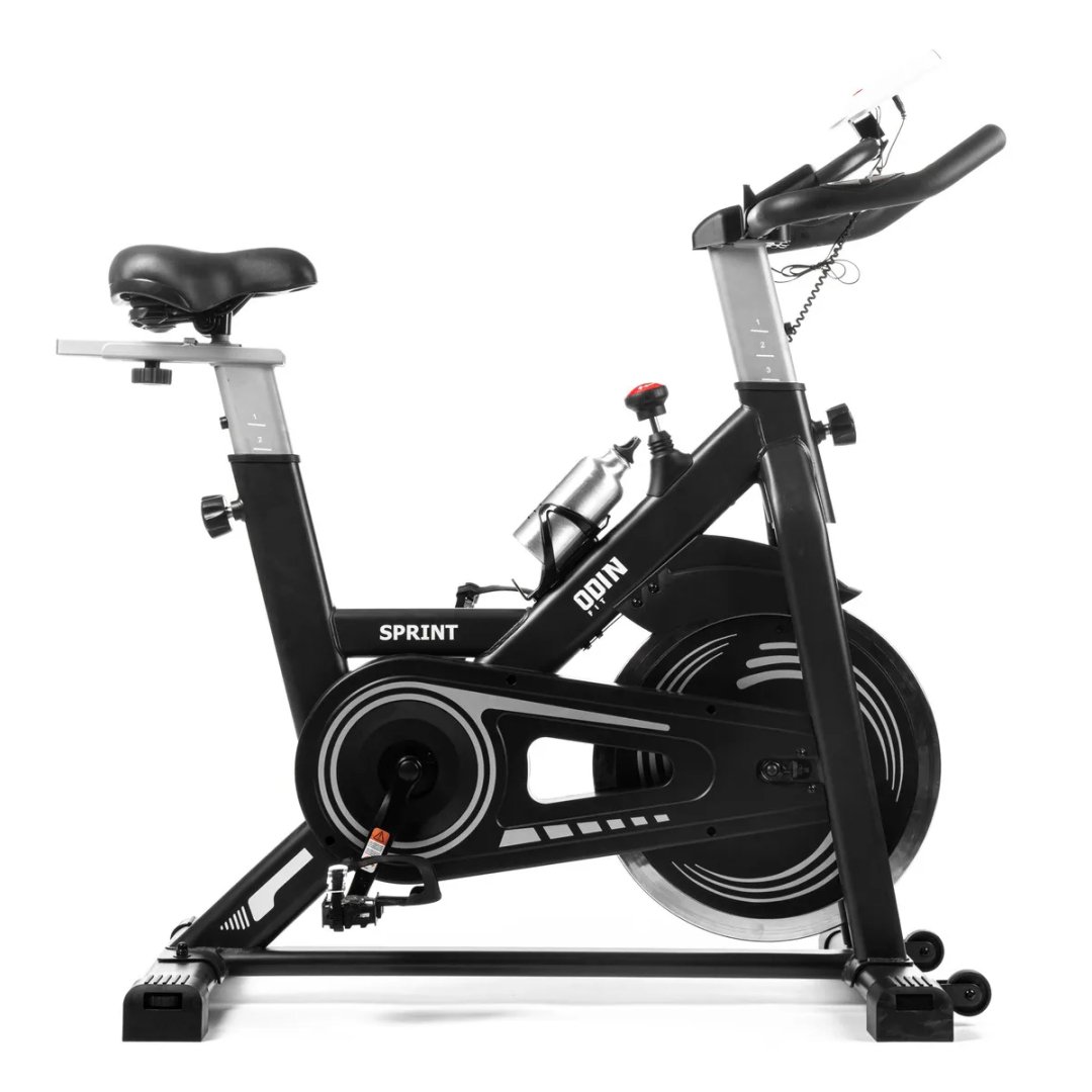 Bicicleta Ergométrica Spinning Mecanica Roda Inércia 13kg Sprint Odin Fit