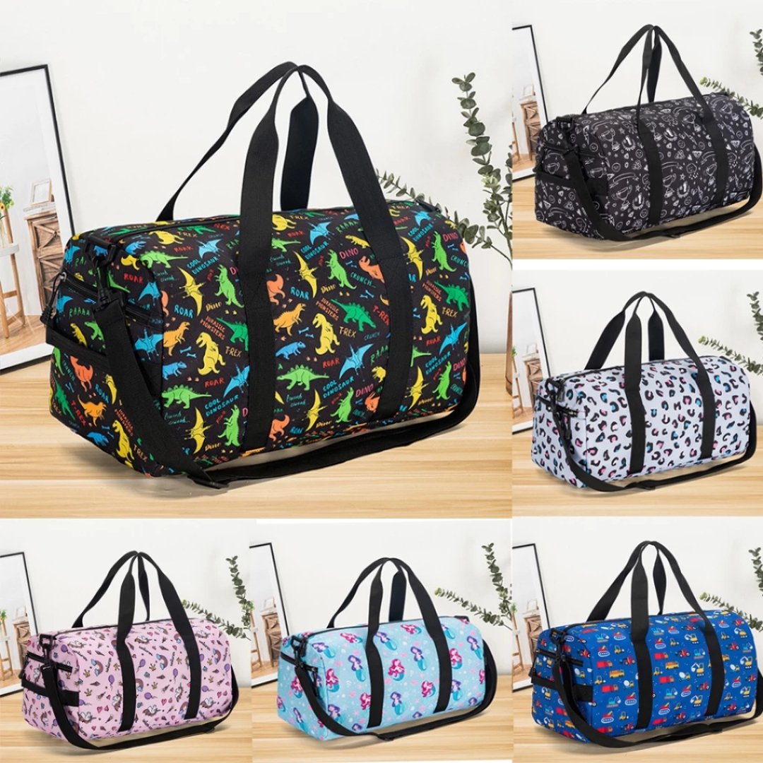 Bolsa de viagem de negócios de grande capacidade Bolsa de viagem para crianças Padrão bonito Bolsa de viagem pequena Bolsa de viagem