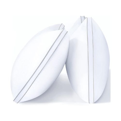 viewstar King Size Pillows Set of 2, Hotel Quality Cooling Down Alternative Gusseted Bed Pillows for Side, Back, or Stomach Sleepers, White
