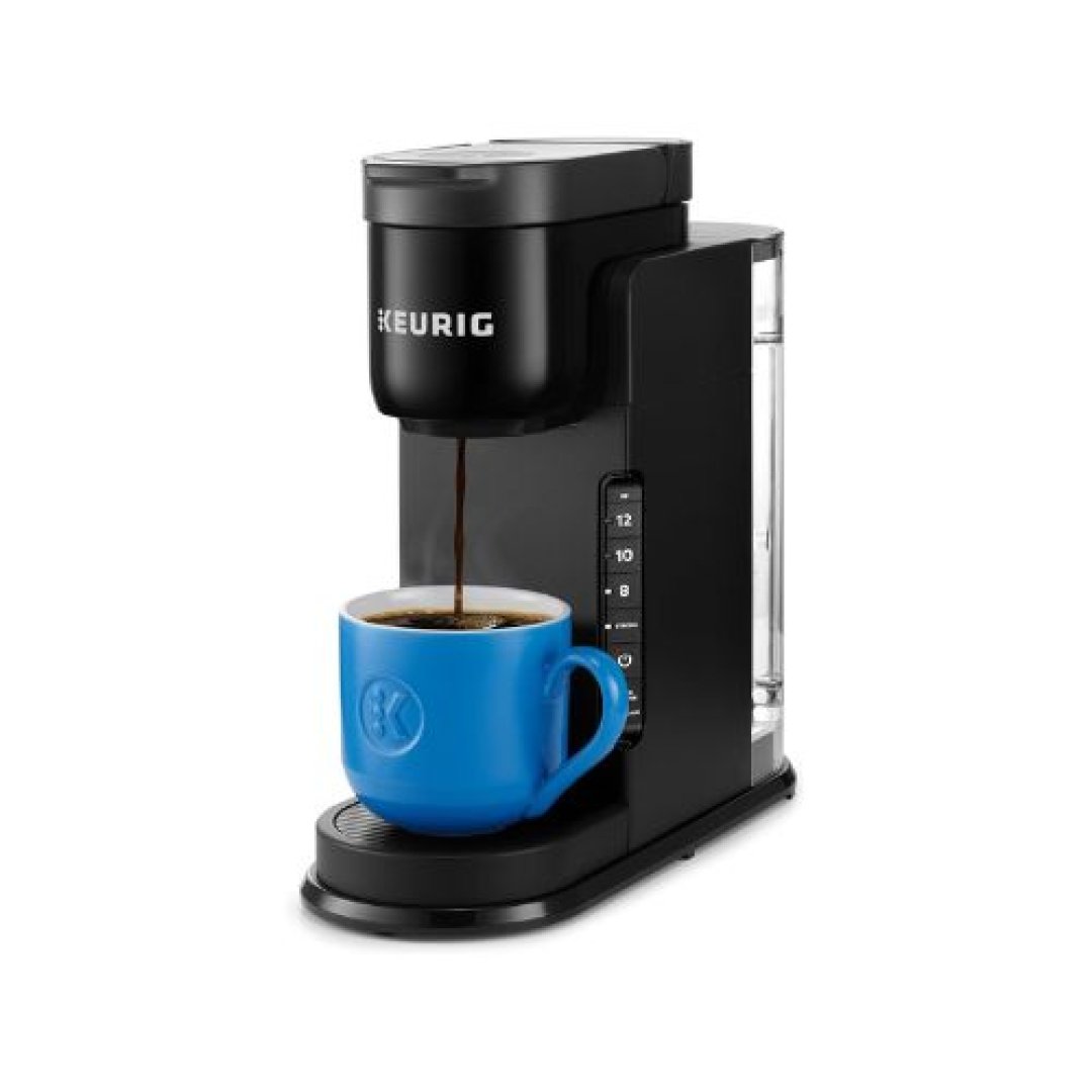 Keurig K-Express Single Serve Coffee Maker – Strong Brew Option, 42oz Reservoir, Sleek Design for Holiday Hosting & Gifting, Black | K-Cup Pod, 3 Brew Sizes, Strong Button Feature, Black