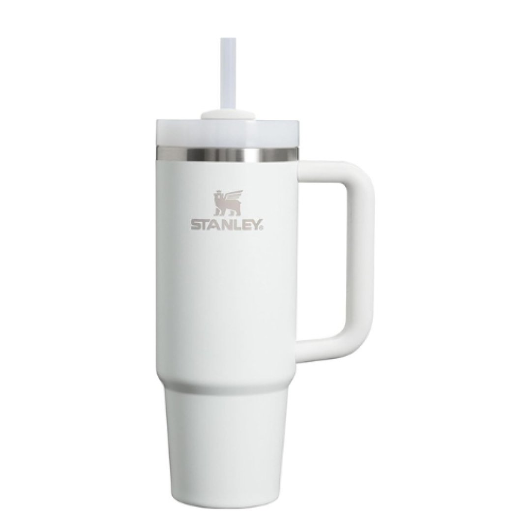STANLEY Quencher H2.0 Tumbler with Handle and Straw 30 oz | Flowstate 3-Position Lid | Cup Holder Compatible for Travel | Insulated Stainless Steel Cup | BPA-Free | Frost